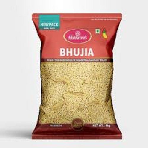 Delicious Taste And Mouth Watering Light Yellow In Colour Aloo Bhujia Namkeen  Packaging Size: 50 Gm