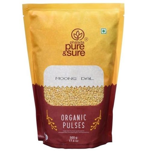 Digestive And High Protein Organic Unpolished Yellow Moong Dal (500 Gram Pack)