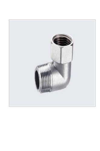 Silver Durable And Rust Resistant Chrome Nickel Plated Brass Fitting