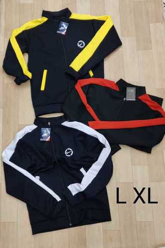 Casual Jackets 4 Way Lycra Sports Full Sleeve Zipper Jacket, Size: L XL at  Rs 200/piece in Surat