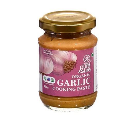 Organic Ready To Use Hot Garlic - Lehsun Paste (150 Gram Pack) For Cooking