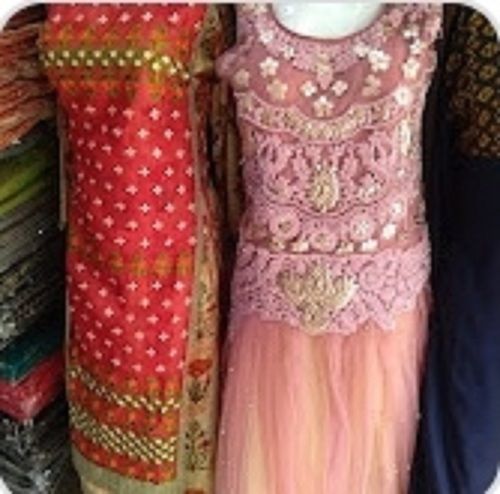 Pink and Multi Color Ladies Designer Suits for Party and Wedding Wear