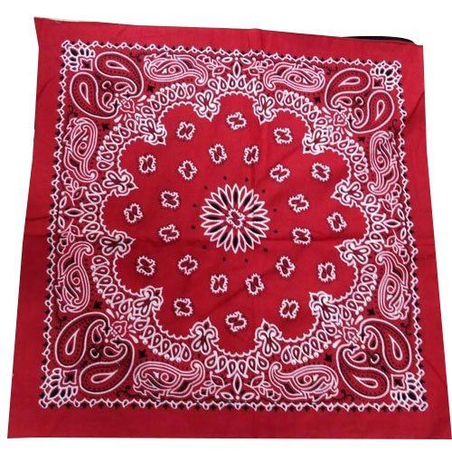 Diffeernt Colors Available Pure Cotton Printed Paisley Bandana For Men & Women