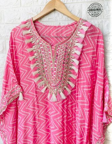 Pink Pure Muslin Stitched And 100 Percent Pure Cotton Ladies Suits