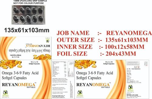 Reyanomega Omega 3-6-9 Fatty Acid Soft Gel
