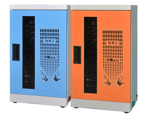 Dental UV Cabinet - Polished Rectangular Design | Sturdy Structure Accurate Dimensions Portable Electric Power Source Available in Orange and Silver