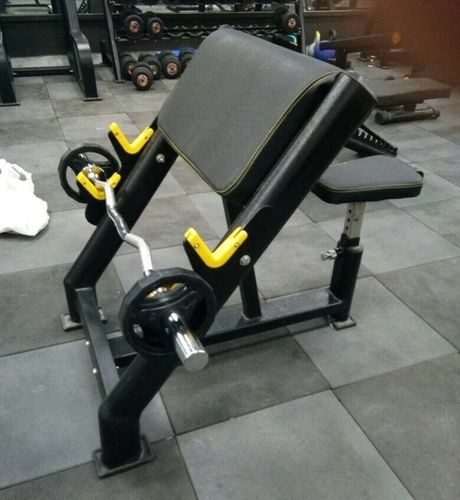 Commercial Adjustable Preacher Curl Machine With 1 Year Warranty Application: Tone Up Muscle