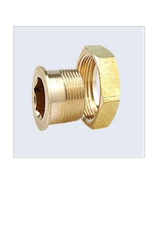 Corrosion Resistant Golden Color Brass Two Pcs Union Fitting With Forged Brass Body Warranty: 1 Year