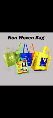 Colorful Easy To Carry Multicolor Printed Non Woven Bags With Hand Handled 