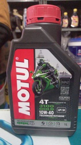 Motul Synthetic Engine Oil - 4T 10W40 Viscosity | Enhanced Thermal Properties, Excellent Chemical Stability, Corrosion Resistance, High Quality