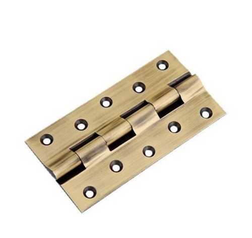 Rectangular Fine Finished Polished Light Brown Brass Hinges For Door And Window Fitting Size: As Per Customer