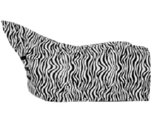 Black Color 2 Belly Polyester Zebra Print Horse Collar Rug For Spring And Autumn Weather