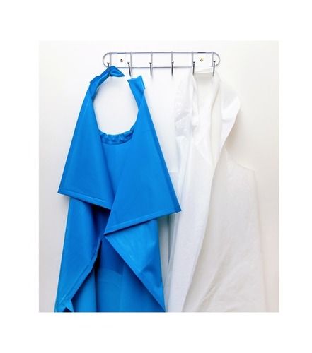 Blue Color And Plain Design Pro Fab Apron For Hospital Supply With Waist Tight Straps