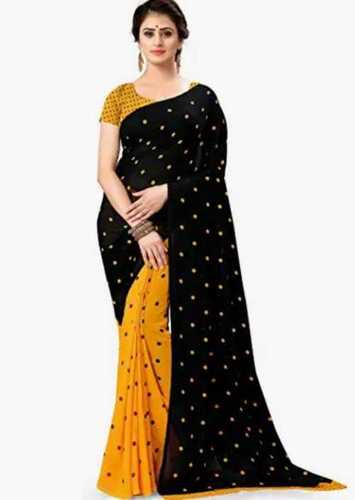 Casual Wear Light Weighted Shrink Resistant Breathable Ladies Fancy Sarees