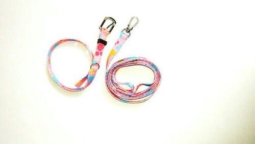 Light Weight And Skin Friendly Multi Color Dog Leash Collar With Silver Color Metal Buckle Size: Various Sizes Are Available