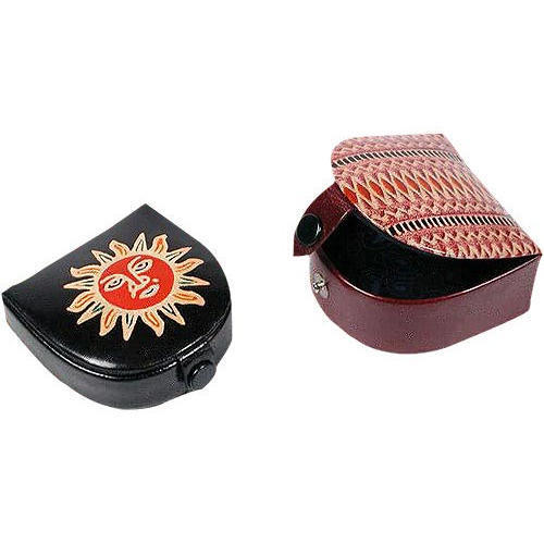 Comes In Various Colors Light Weight And Very Spacious Printed Design Anti Wrinkle Pure Leather Ring Box