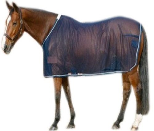 Plain Design 2 Belly Polyester Air Mesh Horse Rug With Cotton Filling For Summer Weather
