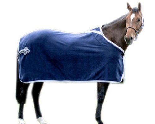 Plain Design 2 Belly Polyester Horse Rug With Reflective Straps For Spring And Autumn Weather
