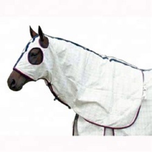 Plain Design And 2 Belly Polyester Ripstop Hood Summer Horse Rug With Cotton Filling