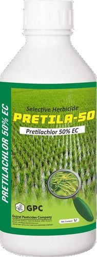 Pretila 50 Herbicides For Paddy Crop Available in 1 Litre Plastic bottle