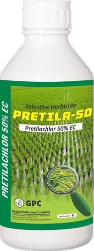 Pretila 50 Herbicides For Paddy Crop Available In 1 Litre Plastic Bottle Application: Agriculture