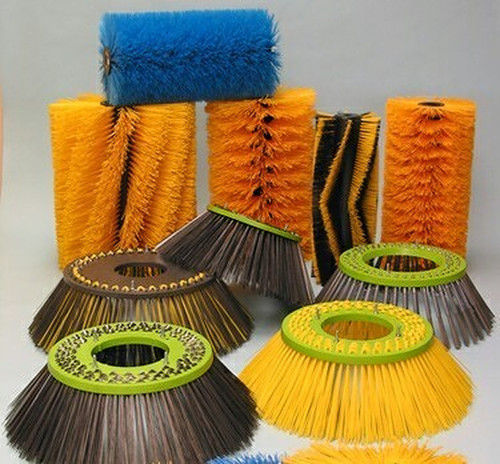 Multi Color Road Sweeping Machine Brushes With 70Mm Filament Length And 250Mm Outer Diameter