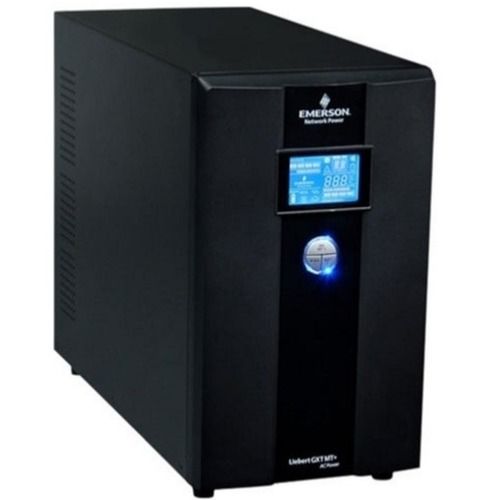 Black Single Phase Tower Model 3Kva Emerson Gxt Mt Long Back Ups System With 2 Years Warranty