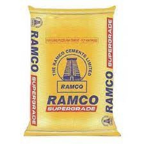 Grey Supergrade Ramco Cement Utilized In Fixing Marble Tiles, Sheathing Of Dividers, Floors, And Rooftops