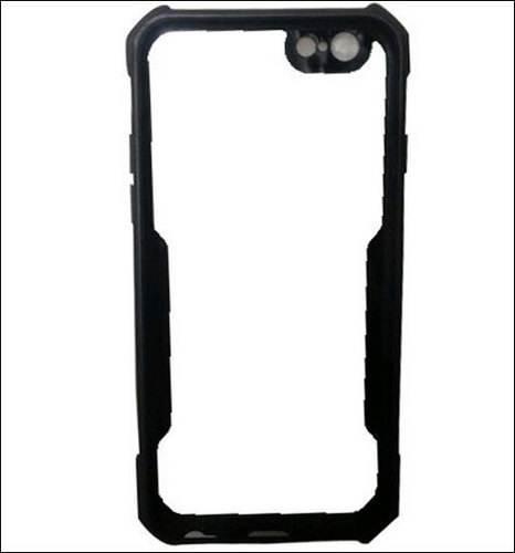 Tpu Transparent Back Cover For Mobile - Color: Black