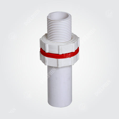 UPVC Pipe Tank Nipple For Pipe Fitting With 1.5 Inch Outer Diameter And 100gm Weight