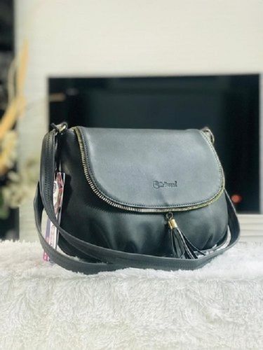 Pu Leather Plain Ladies Designer Hand Bag