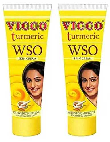 100% Ayurvedic Vicco Turmeric Wso Skin Cream For Oily Skin