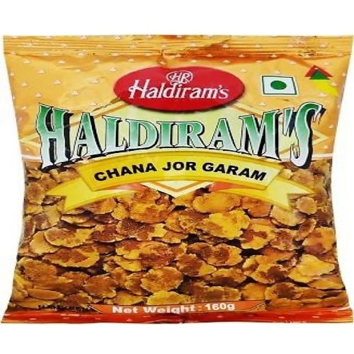 160 Gram Delicious Taste Crispy And Crunchy Haldirams Chana Jor Garam Processing Type: Common