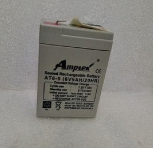 Amptek 6 Volt 5 Ah Smf Vrla Rechargeable Batteries