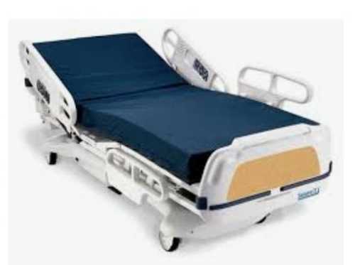W Antique Metal Polished Adjustable Type Hospital Bed In Rectangular Shape