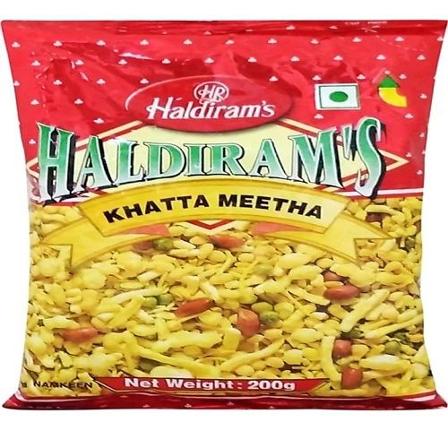 Delicious Taste Crispy and Crunchy Khatta Meetha Haldiram Namkeen