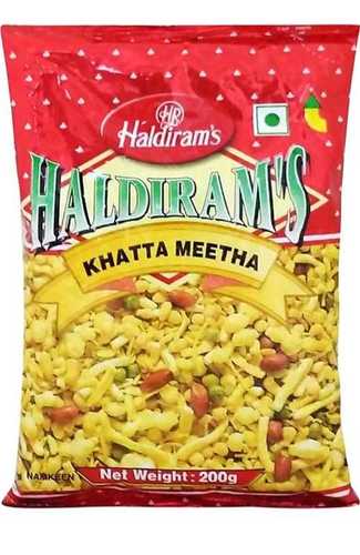Haldirams Salty And Spicy Khatta Meetha Namkeen Pack Size 200g