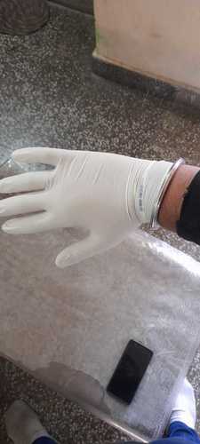 Latex Medical Examination Disposable Powdered White Hand Gloves