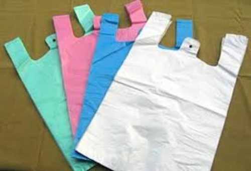 Multicolor Polypropylene Plain W Cut Plastic Poly Bags for Grocery Usage