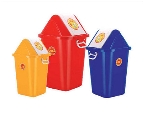 Plastic Modern Square Swing Dustbin For Home, Office, 50 Liter Application: Home