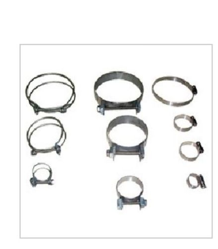 Round Shape Non Magnetic Stainless Steel Wire Clamps For Industrial Use With Long Working Life  Dimension(L*W*H): 6.9X1.7X2.5  Meter (M)