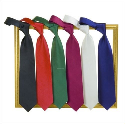 Satin & Polyester Designer Plain Printed Striped Paisley Tie