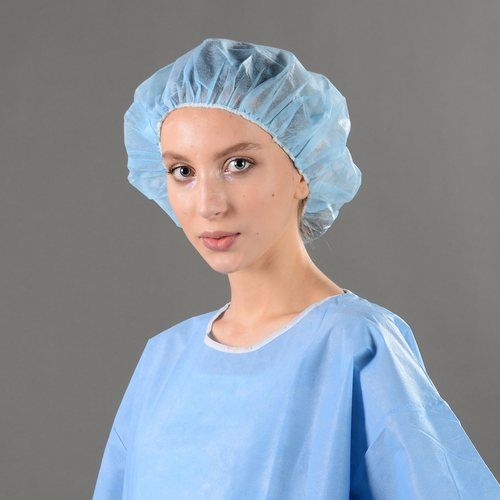 Stretchable, Disposable Non-Woven Bouffant Caps/Surgical Caps