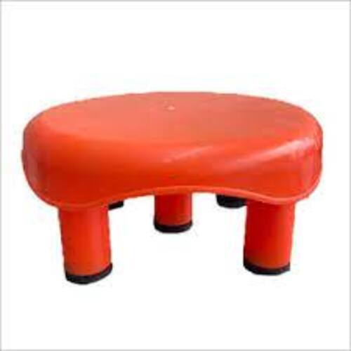 Red Plain Round Plastic Pancham Patla