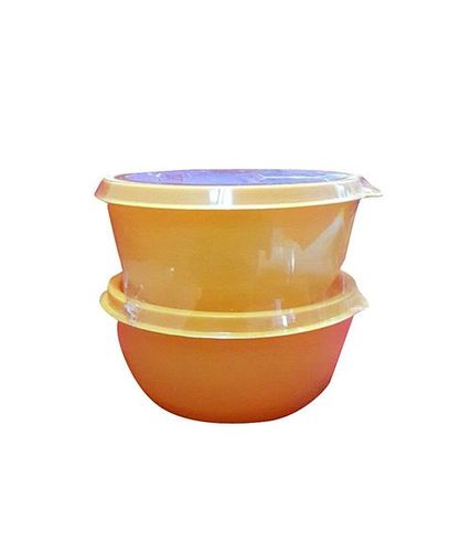 400 Ml Delight Round Plastic Containers 2 Pcs Set