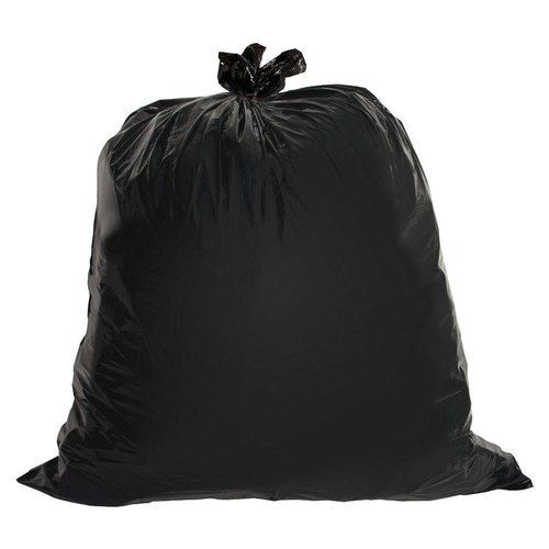 Tear Resistant Black Plain Plastic Trash Bags