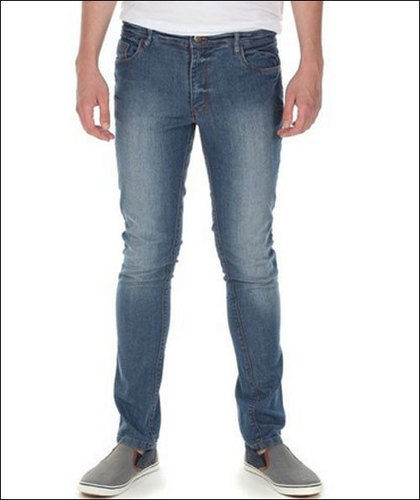 Casual Wear Faded Stretchable Denim Jeans For Mens