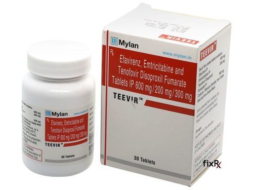 Emtricitabine + Tenofovir Disoproxil Fumarate + Efavirenz Tablets