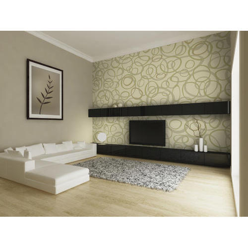 Heat Insulation And Eco Friendly Pvc Trusa Stylish Interior Decorative Rectangular Wallpaper