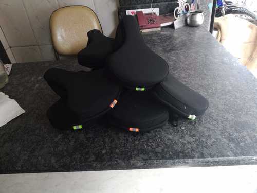 Plain Black Seat Nylon Cover Soft Cushion For Bicycle